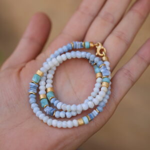 Larimar & opale bleue